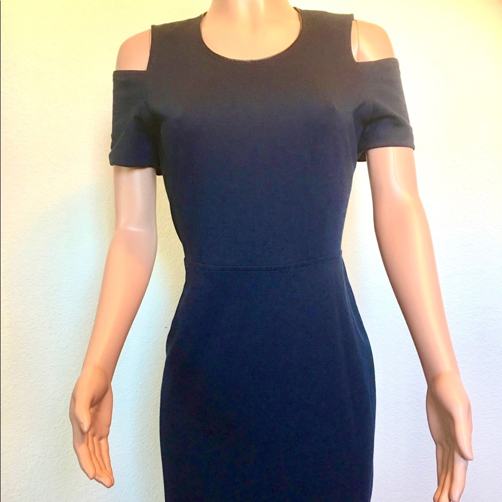 NEW Navy Kenneth Cole Cold Shoulder Cutout Dress